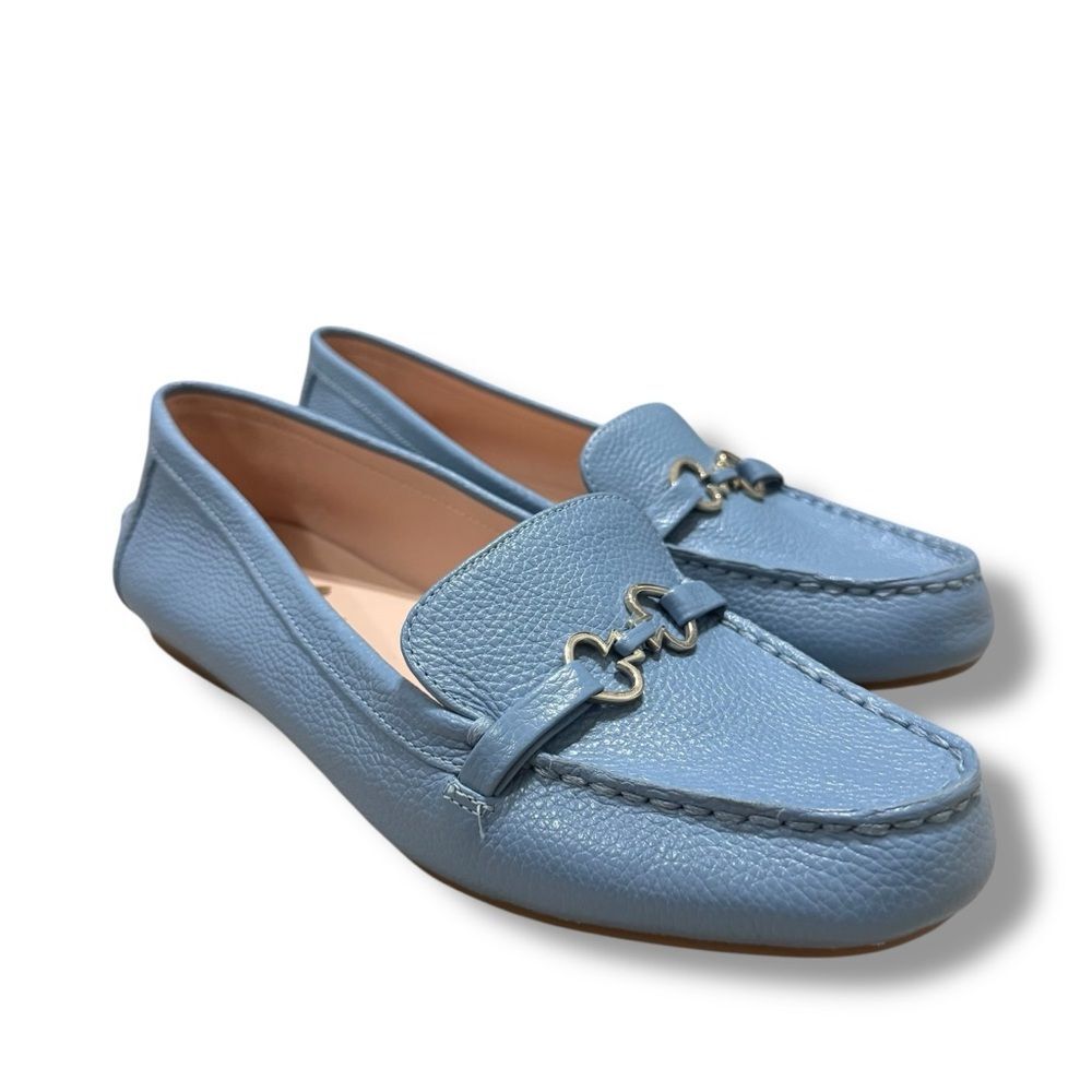 Kate Spade Bernice Sky Blue Loafers Classic Slip On Flats Women’s Size 7 - Picture 3 of 10